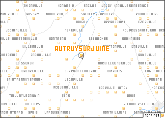 map of Autruy-sur-Juine