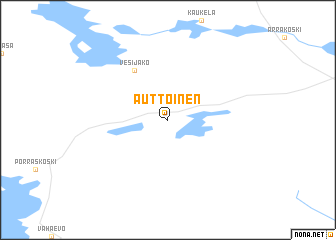 map of Auttoinen