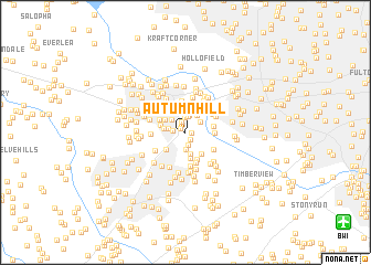 map of Autumn Hill