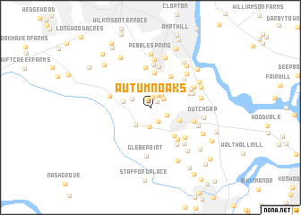 map of Autumn Oaks