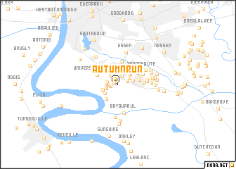 map of Autumn Run