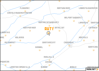 map of Auty