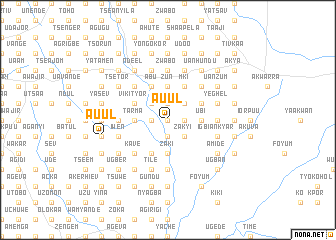 map of Auul