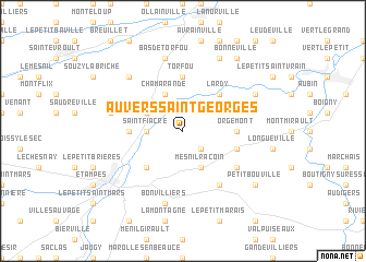 map of Auvers-Saint-Georges