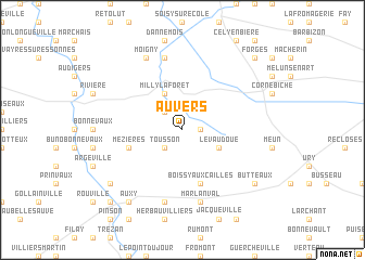 map of Auvers