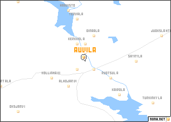 map of Auvila
