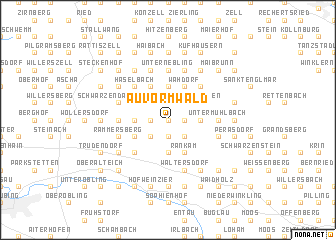 map of Auvorm Wald