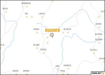 map of Auwara