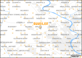 map of Auweiler