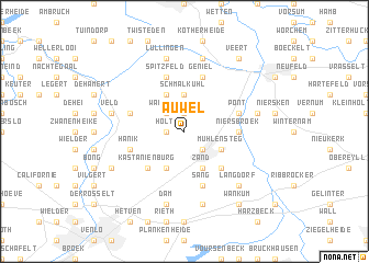 map of Auwel