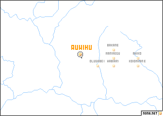 map of Auwihu