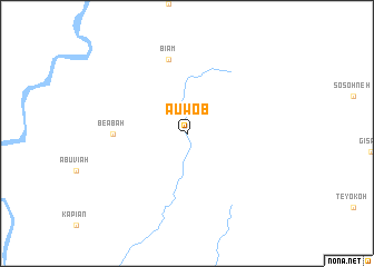 map of Auwob