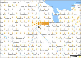 map of Aux Bagues