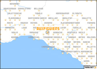 map of Aux Figuiers