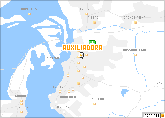 map of Auxiliadora