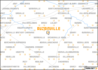 map of Auzainville