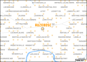 map of Auzebosc