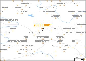 map of Auzécourt