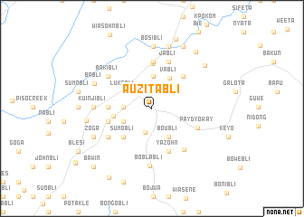 map of Auzitabli