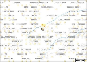 map of Au