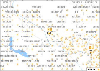 map of Au