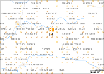 map of Au