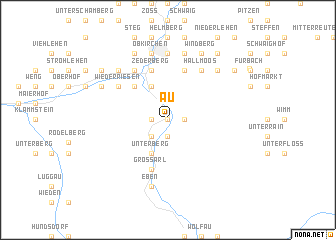 map of Au