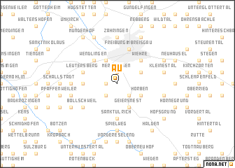 map of Au