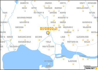 map of Avabodji