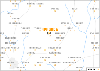 map of Avadadé