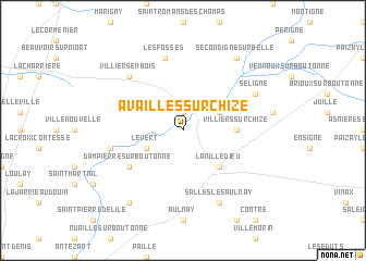 map of Availles-sur-Chizé