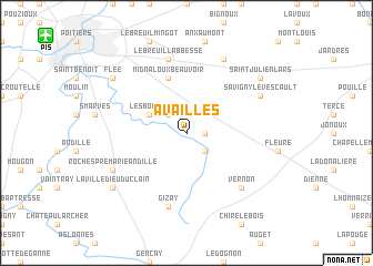 map of Availles