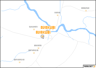 map of Avakubi