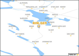 map of Avaliden