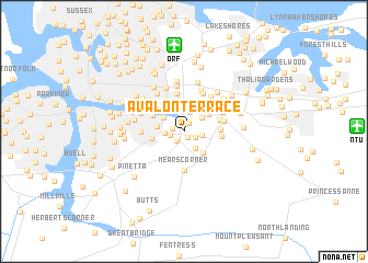 map of Avalon Terrace