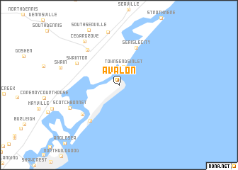 map of Avalon