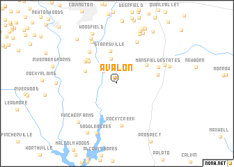 map of Avalon