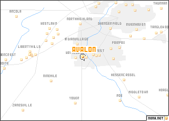 map of Avalon