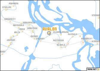 map of Avalon