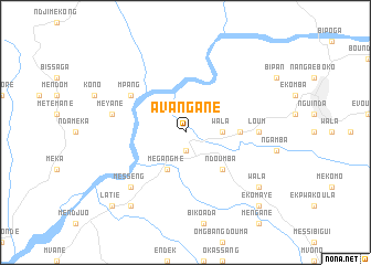 map of Avangane