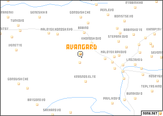 map of Avangard