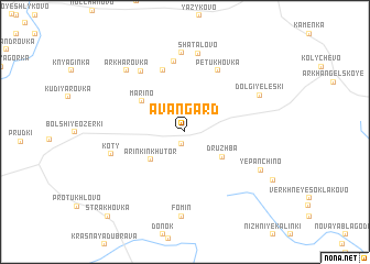 map of Avangard