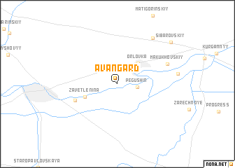 map of Avangard