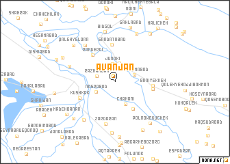 map of Avanjān