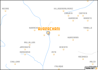 map of Avarachani