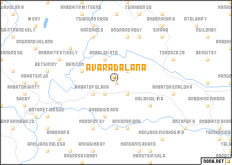 map of Avaradalana