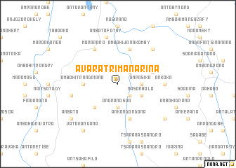 map of Avaratrimanarina