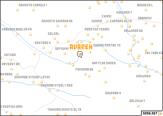 map of Āvāreh