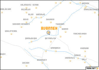 map of Avarneh
