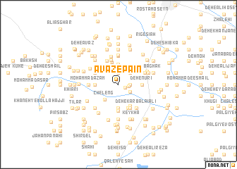 map of ‘Avaẕ-e Pā\